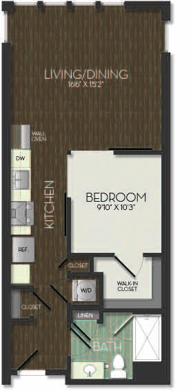 Apartment 405 floorplan